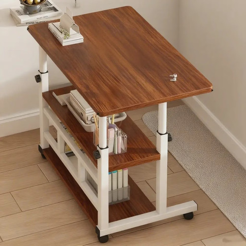 Mobile computer desk - mobile, standing